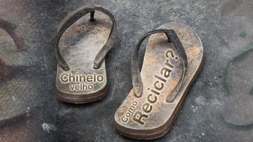 Reciclar sandália velha